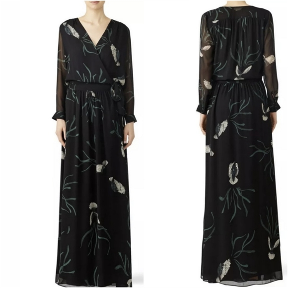 Ba&sh Reda Kimono Robe Maxi Dress XS - Picture 7 of 13
